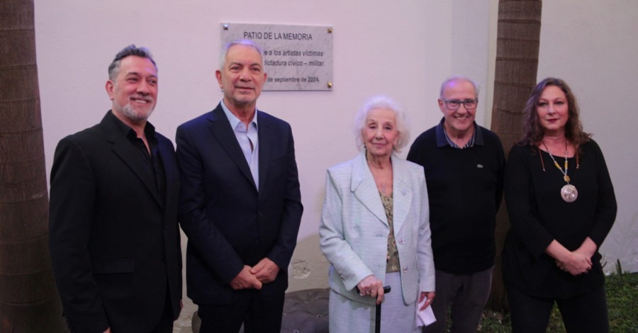 Se inauguró el Patio de la Memoria y de los Artistas